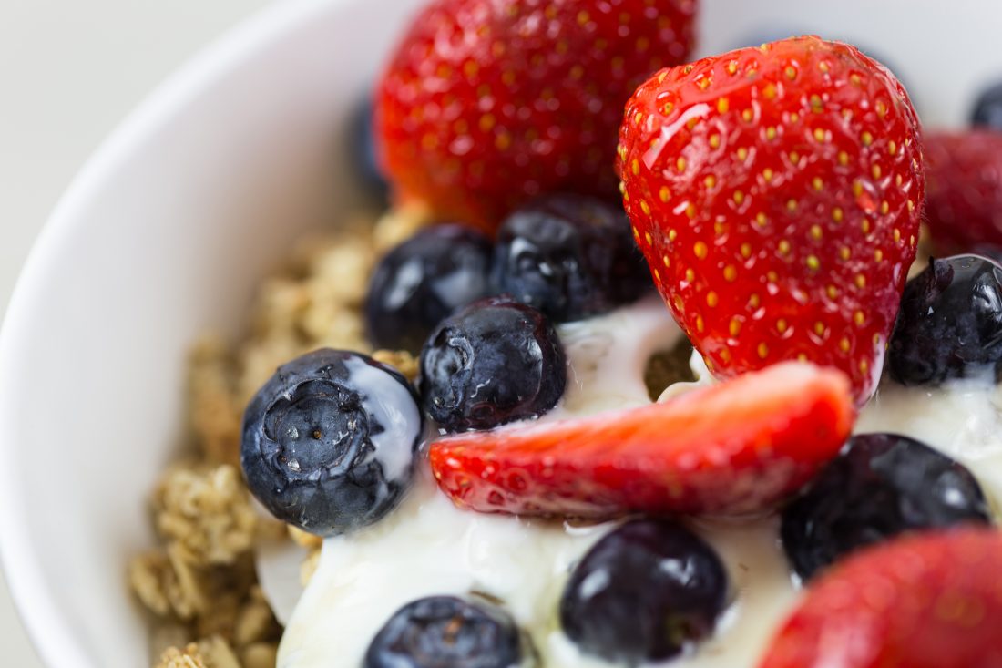 Free photo of Yogurt & Granola Cereal