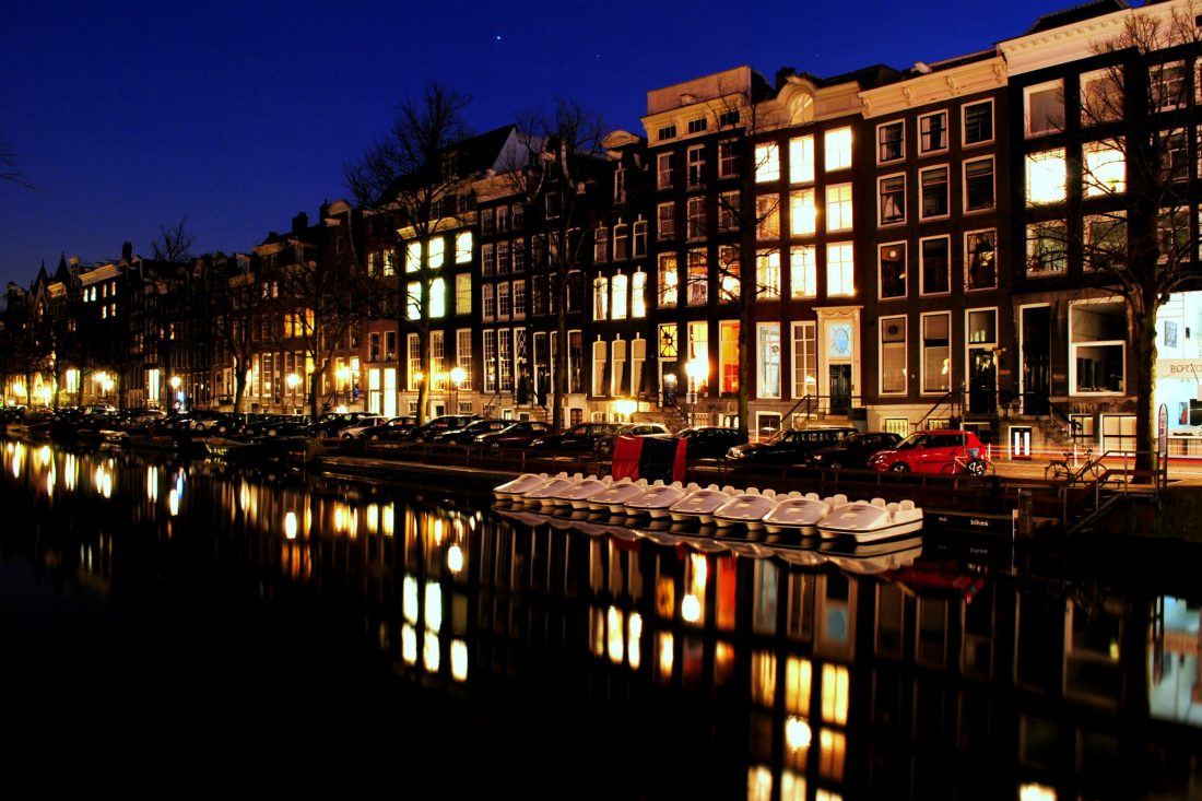 Free photo of Evening in Amsterdam
