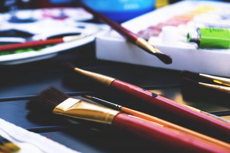 Art Paint Brushes Free Stock Photo