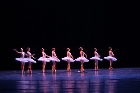 Ballet Dancers on Stage Free Stock Photo