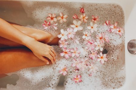 Woman Bathing Free Stock Photo