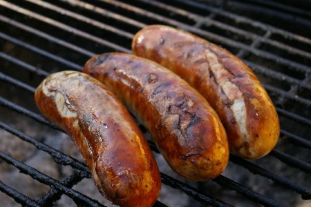 BBQ Sausages Free Stock Photo