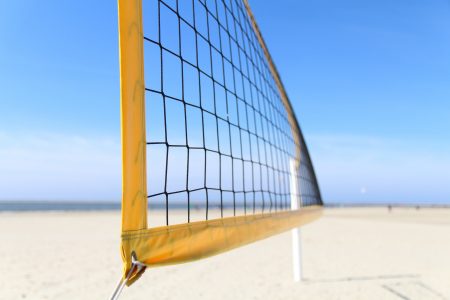 Beach Volleyball Net Free Stock Photo