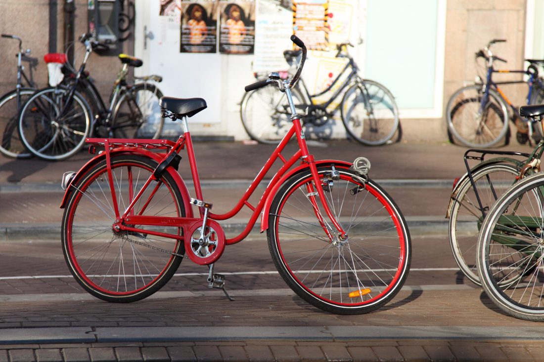 Free photo of Bicycles in Holland