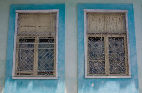 Blue Windows, Havana Free Stock Photo