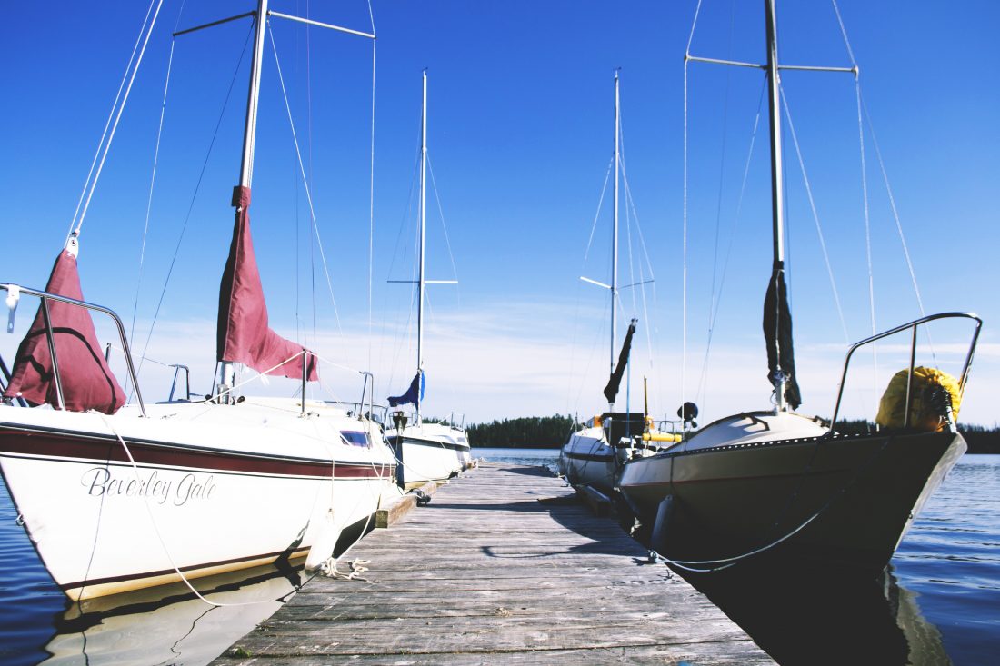 Free photo of Yachts at Dock