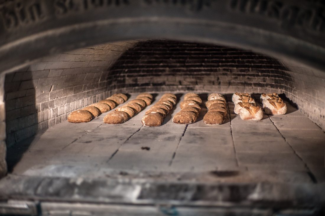 Free photo of Bread in Oven