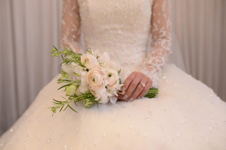 Wedding Bride in Dress Free Stock Photo