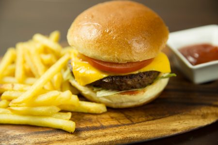 Burger & Fries Free Stock Photo