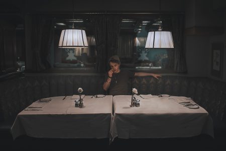Man in Restaurant Free Stock Photo