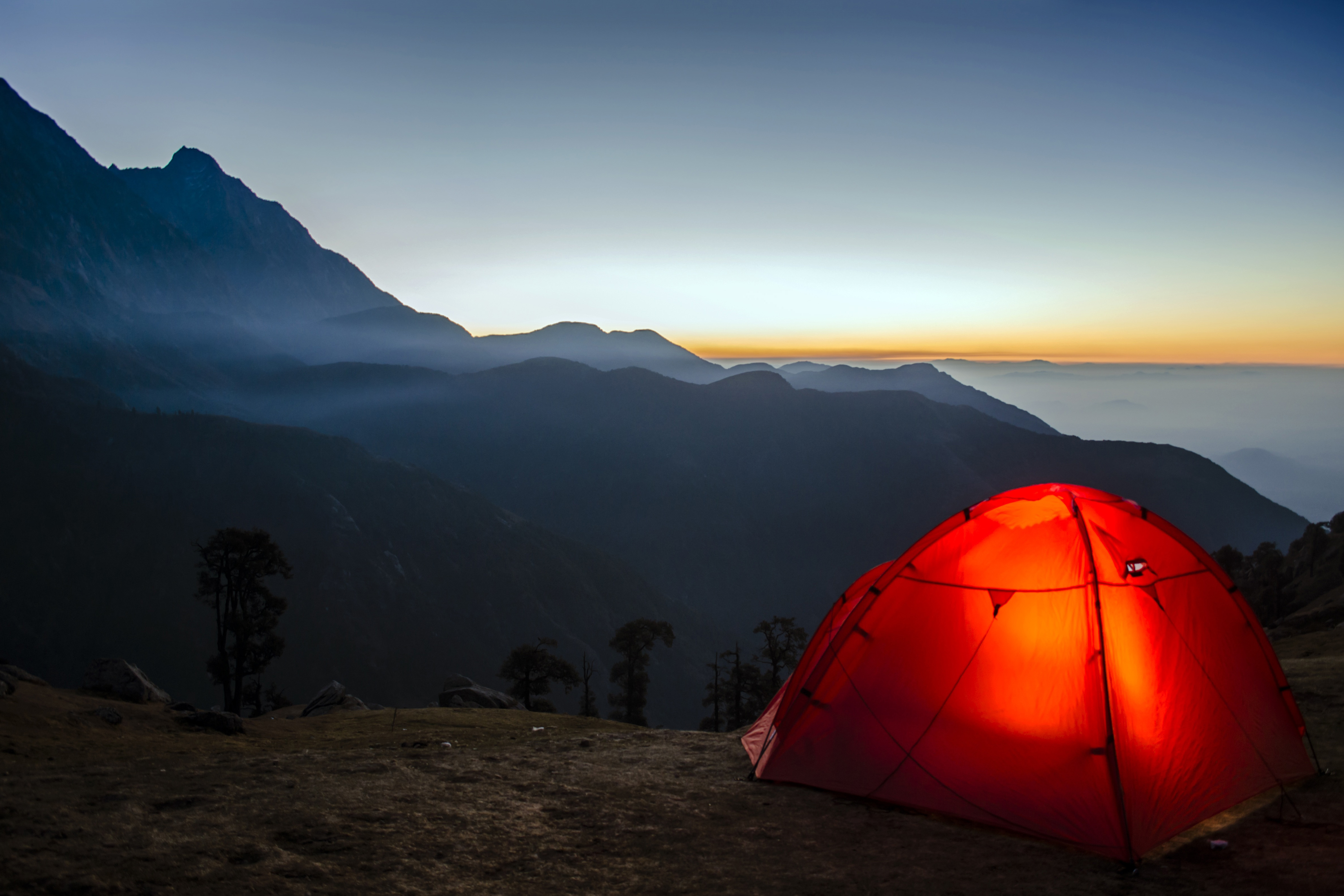 Download Mountain Camping Royalty Free Stock Photo and Image