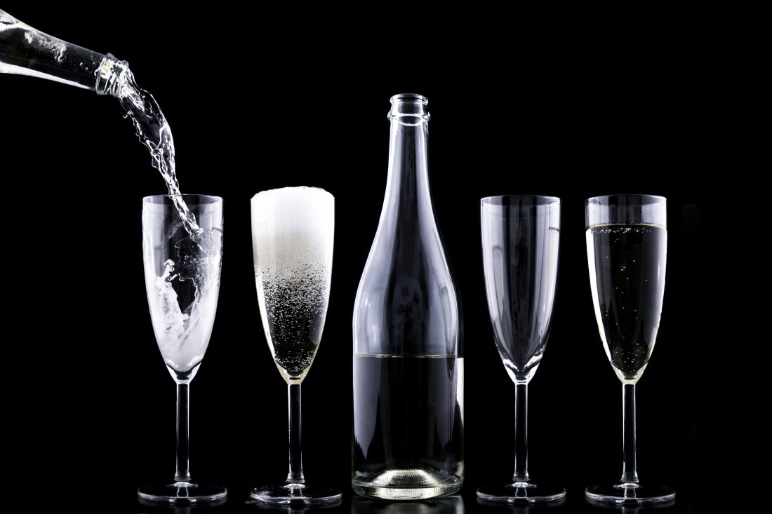 Free photo of Champagne & Glasses