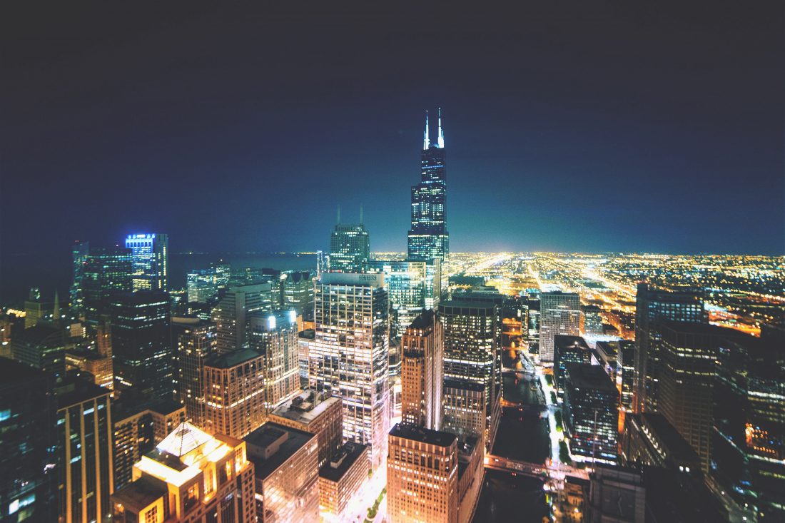 Free photo of Chicago By Night