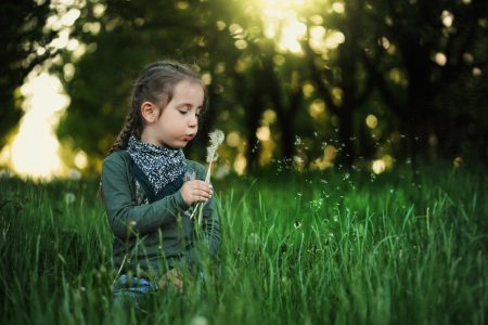 Child in Grass