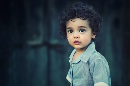 Young Child in Shirt Free Stock Photo