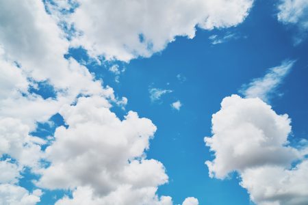 White Clouds Free Stock Photo