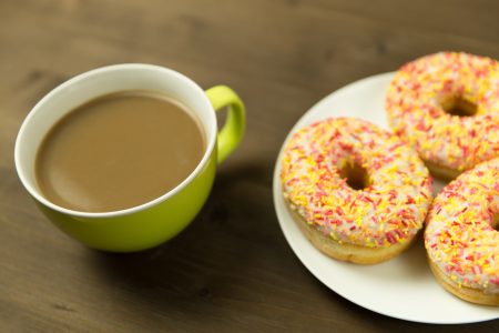 Donuts & Coffee Free Stock Photo