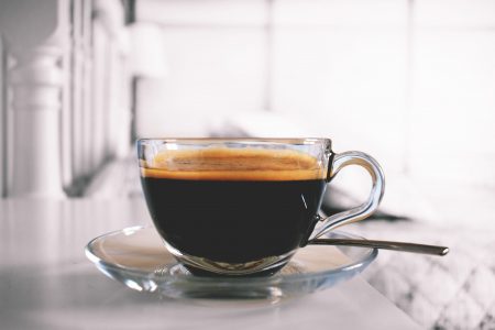 Coffee In Glass Cup Free Stock Photo
