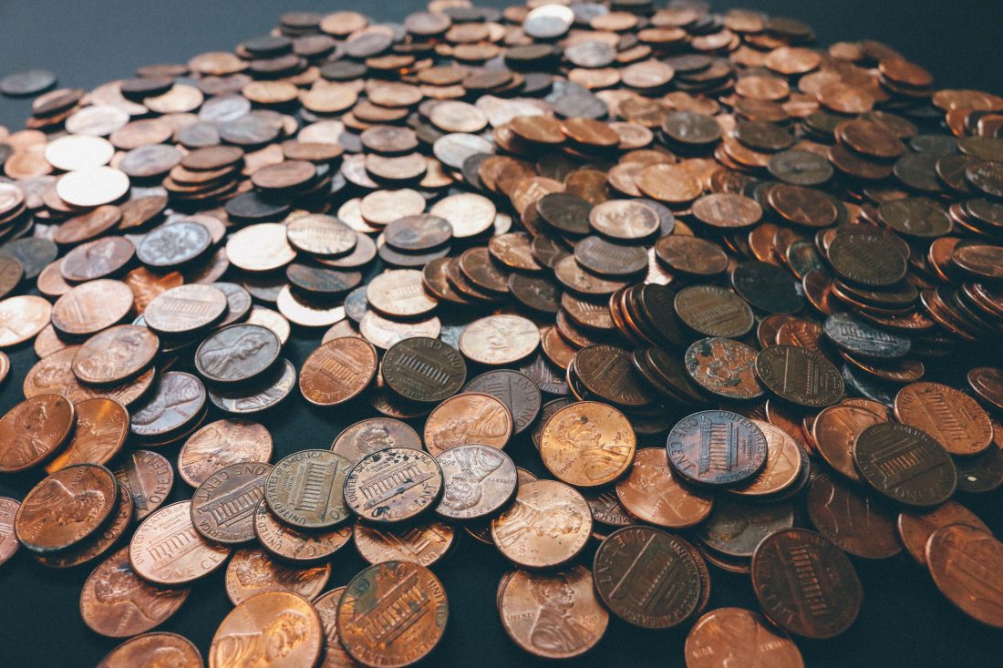 Free photo of Coins on Table