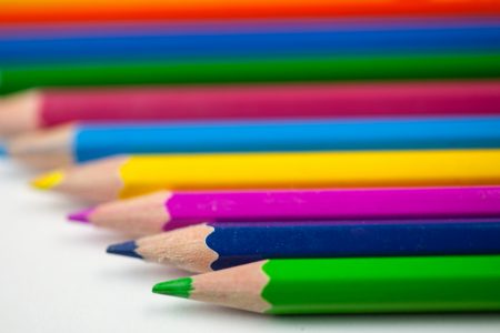 Coloured Pencils Free Stock Photo