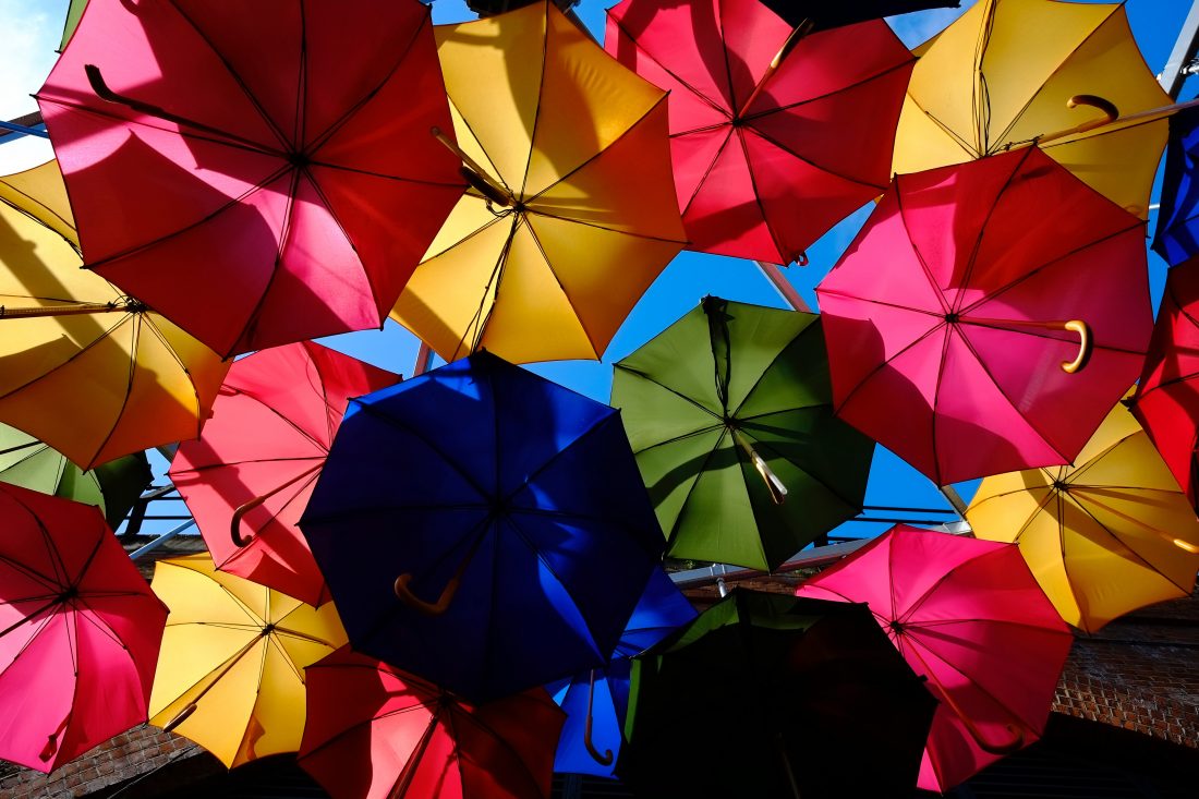 Free photo of Colorful Umbrellas