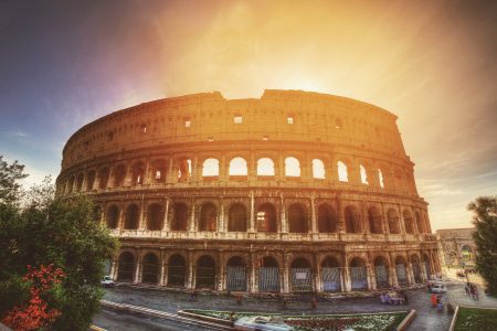 Colosseum in Rome Free Stock Photo
