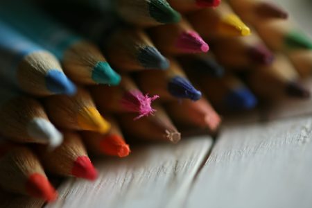 Color Drawing Pencils Free Stock Photo