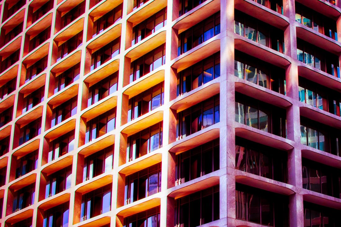 Free photo of Colourful Architecture