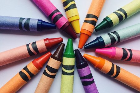 Color Crayons Free Stock Photo