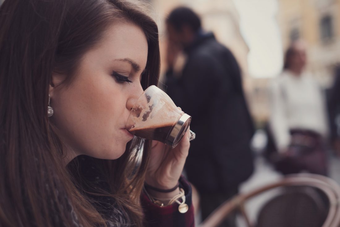 Free photo of Woman Drinking Coffee