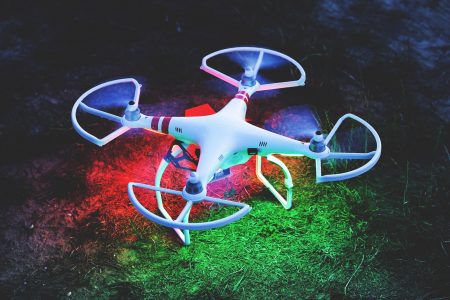 Night Drone Free Stock Photo