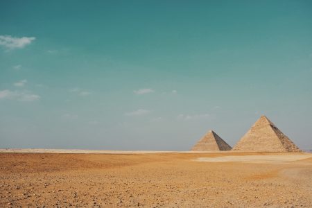 Pyramids in Egypt Free Stock Photo