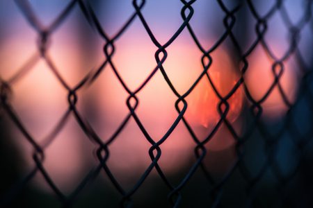 Fence Sunset Free Stock Photo