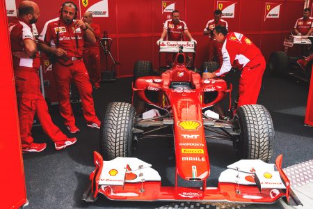 Ferrari Formula 1 Team Free Stock Photo