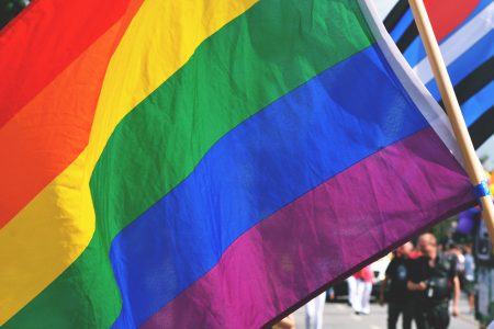 Flag for Gay Pride Free Stock Photo