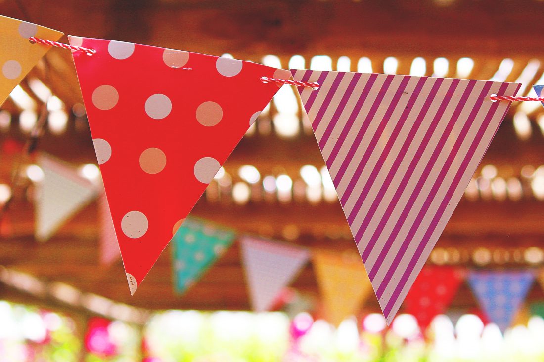 Free photo of Birthday Party Flags