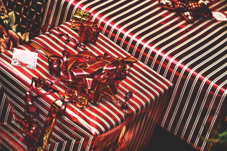 Christmas Present Boxes Free Stock Photo