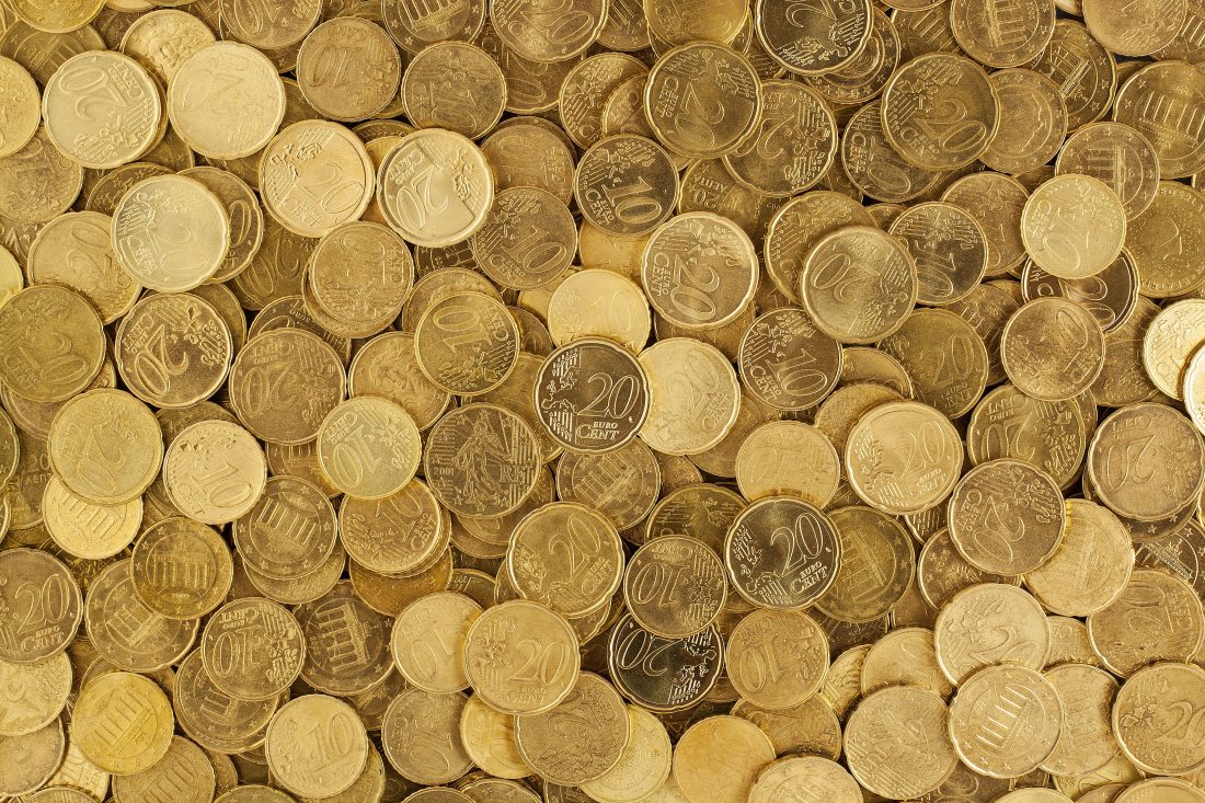 Free photo of Gold Coins Money