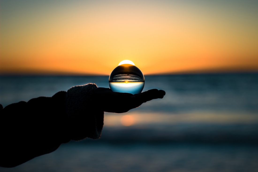 Free photo of Holding Crystal Ball