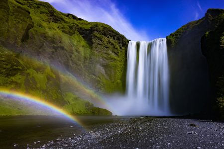 Iceland Waterfall Free Stock Photo