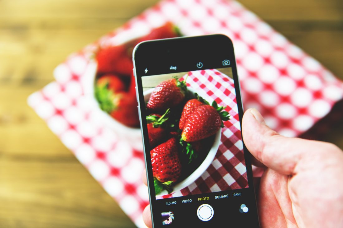 Free photo of iPhone Capturing Fruit Photo
