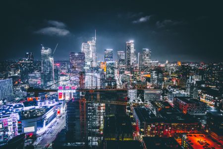 Los Angeles By Night Free Stock Photo