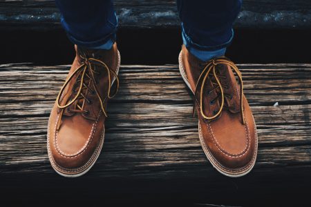 Leather Boots & Denim Free Stock Photo