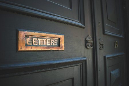 Letter Box in Doors Free Stock Photo