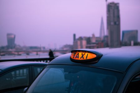 London Taxi Light Free Stock Photo