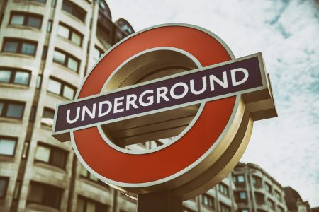 London Underground Sign Free Stock Photo