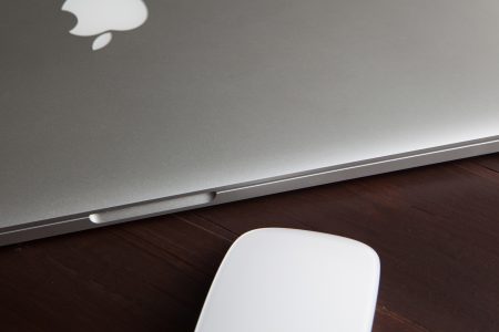 MacBook Pro on Desk Free Stock Photo