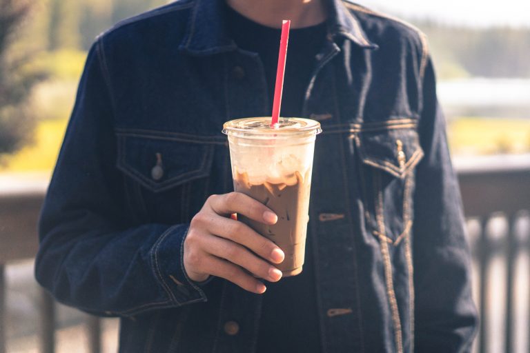 Download Man with Milkshake Royalty Free Stock Photo and Image