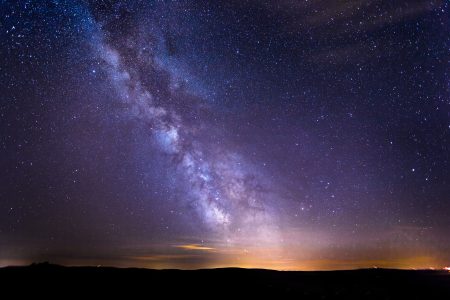 Milky Way Night Sky Free Stock Photo