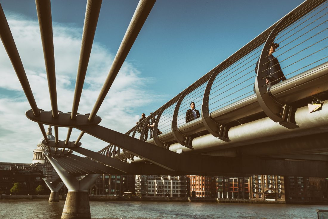 Free photo of Millennium Bridge, London